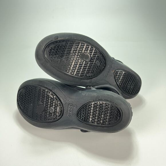 Crocs Mercy Work Clogs Black Slip On Shoes Comfort Lightweight Women’s Size 7 - Picture 8 of 10